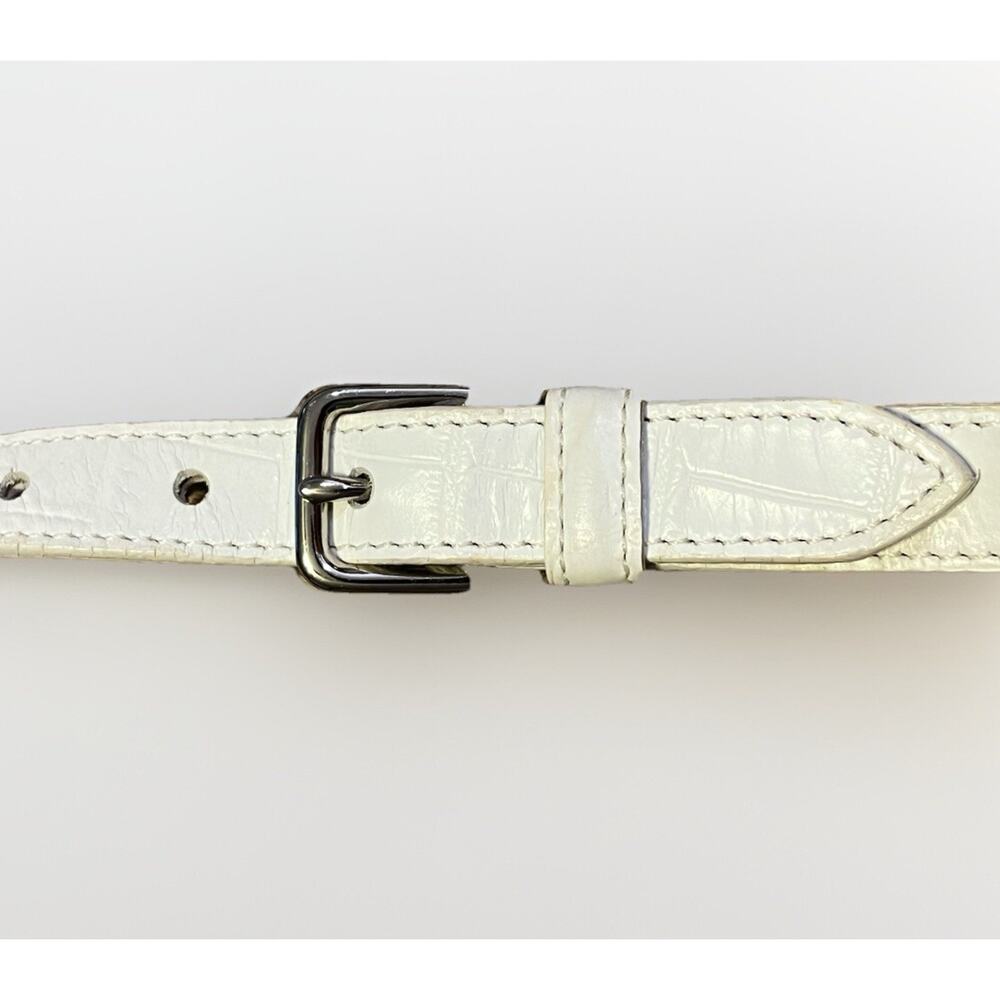 Rare White Vintage Dooney & Bourke Bayou Collection large flap shoulder purse - Picture 8 of 16